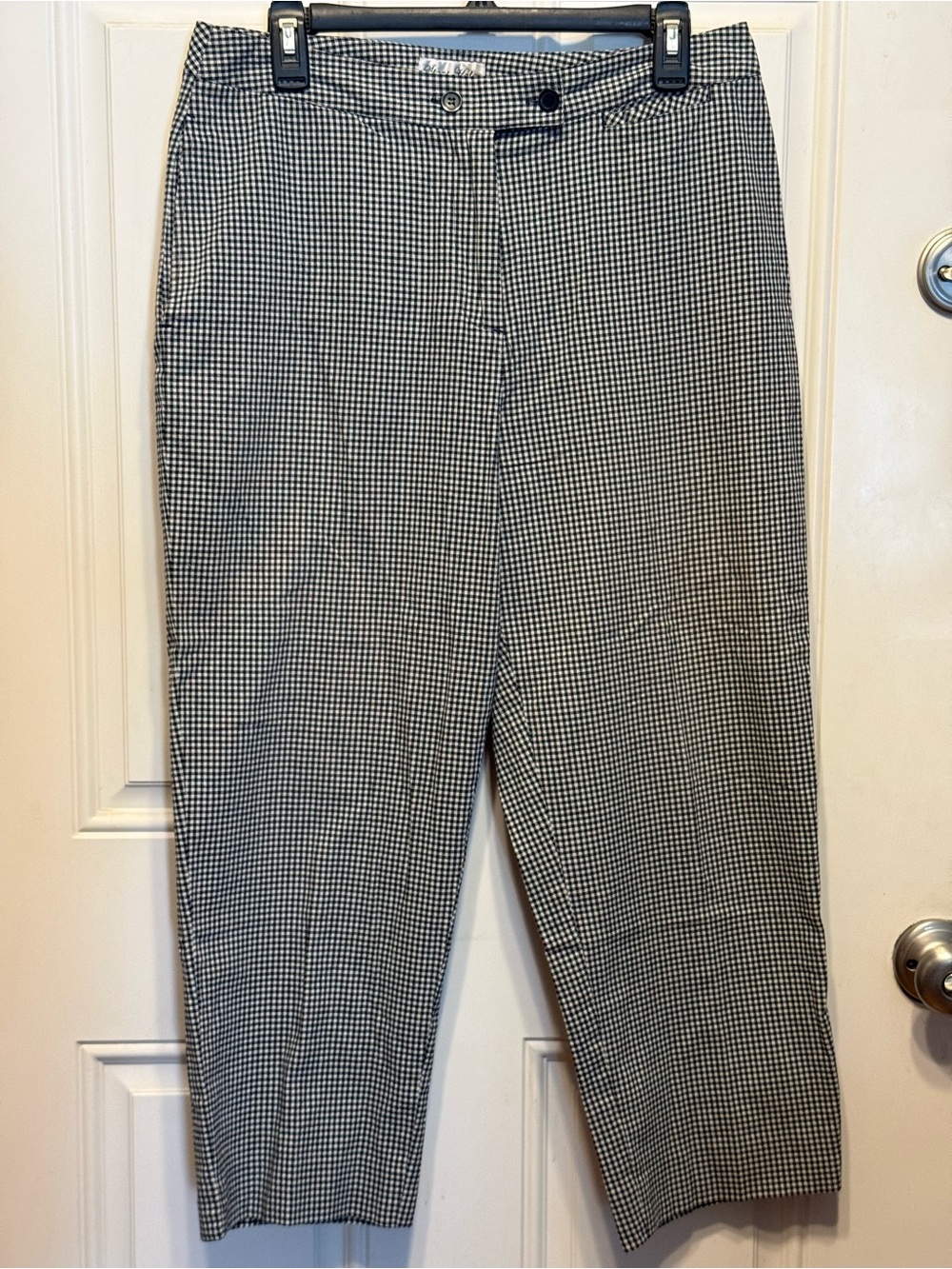 Sport Haley Black & White Micro Houndstooth Trousers